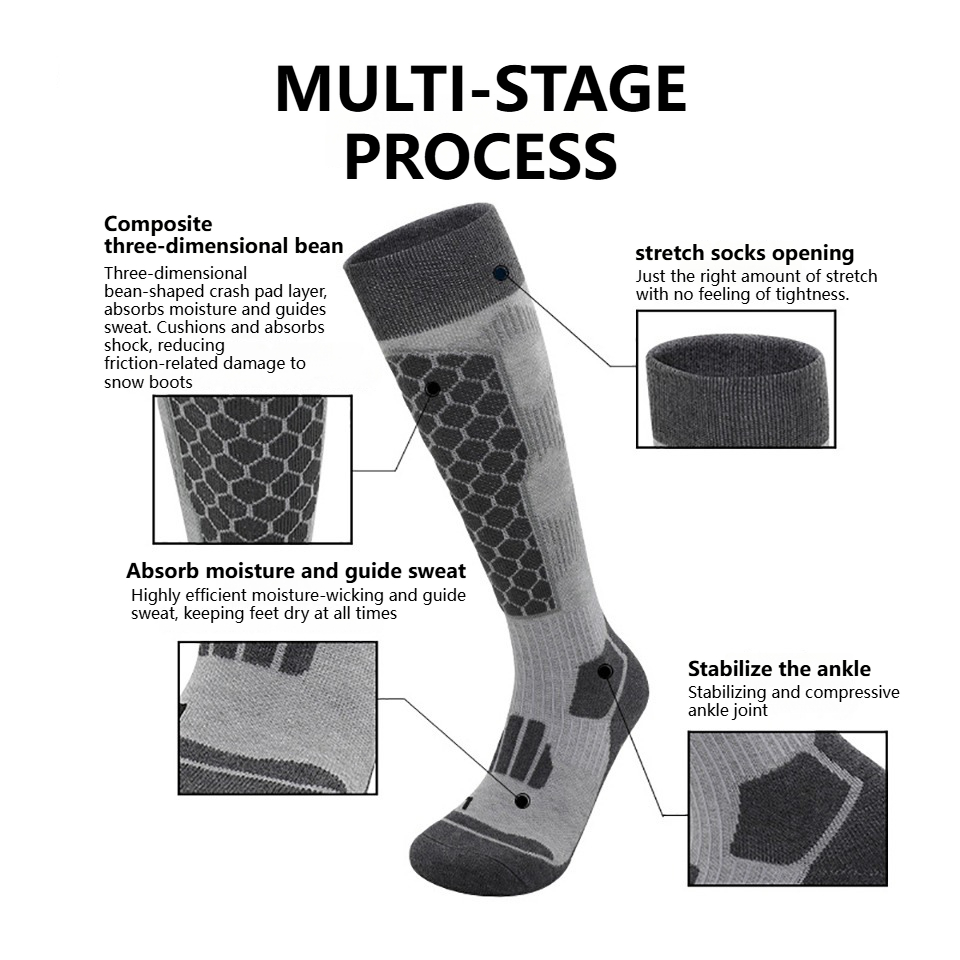 Loogdeel 1 Pair Autumn Profess - Wool Hiking Sock ulasan dan harga