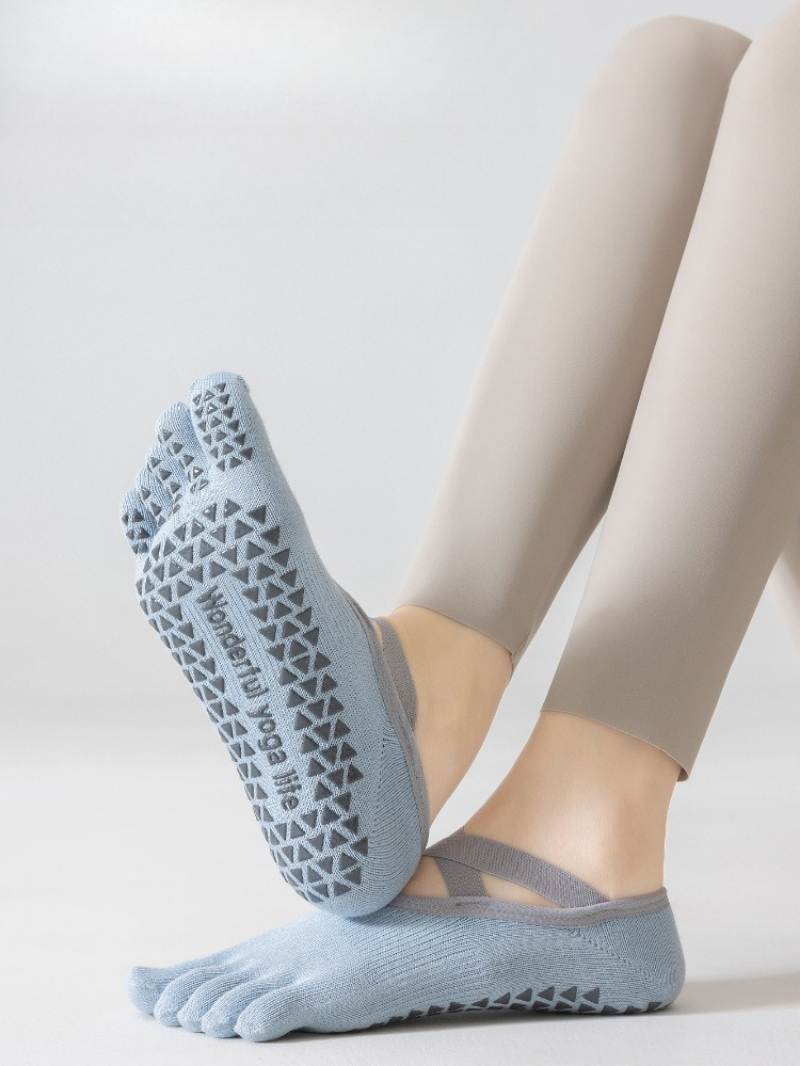 Women Cotton Five Toe Yoga Soc - Grip Sock Yoga ulasan dan harga