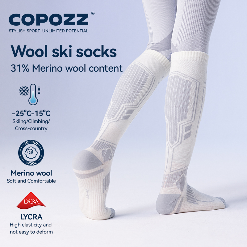 COPOZZ New Winter Ski Socks Me - Thermal Sock Winter ulasan dan harga