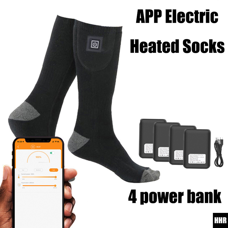 Smart App Control Heated Socks - Thermal Sock Winter ulasan dan harga