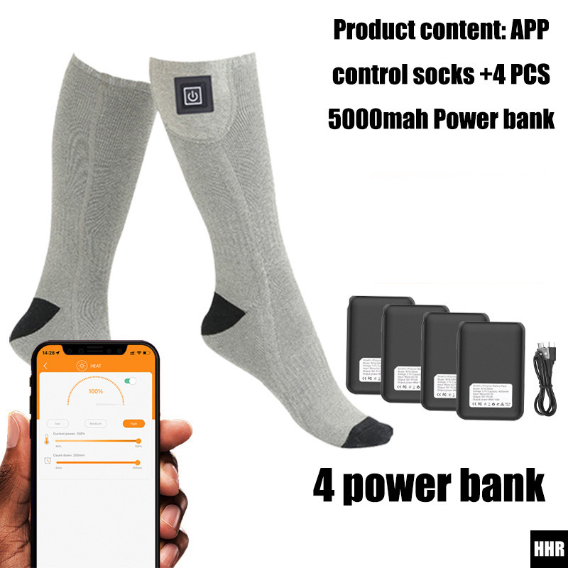 Smart App Control Heated Socks - Thermal Sock Winter ulasan dan harga