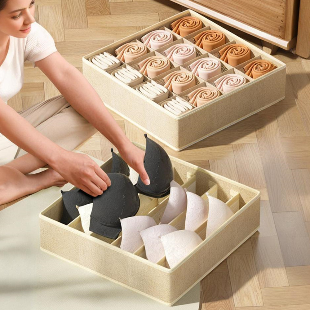 Underwear Storage Box for Bras - Sock Organizer Tray ulasan dan harga