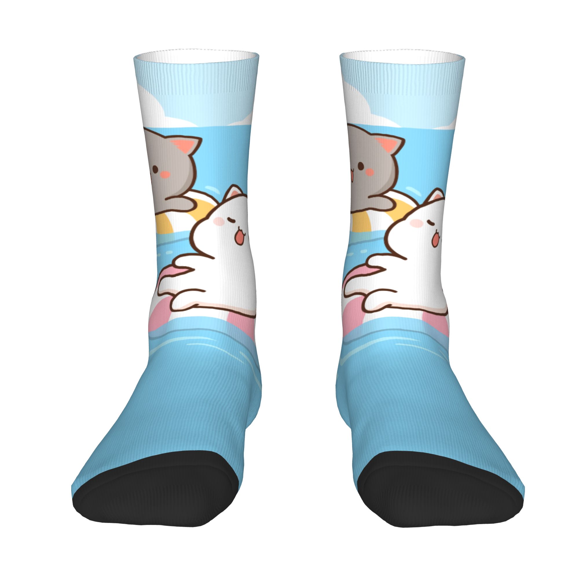 Custom Some Cute Gifs Of Mochi - Dress Sock Men ulasan dan harga
