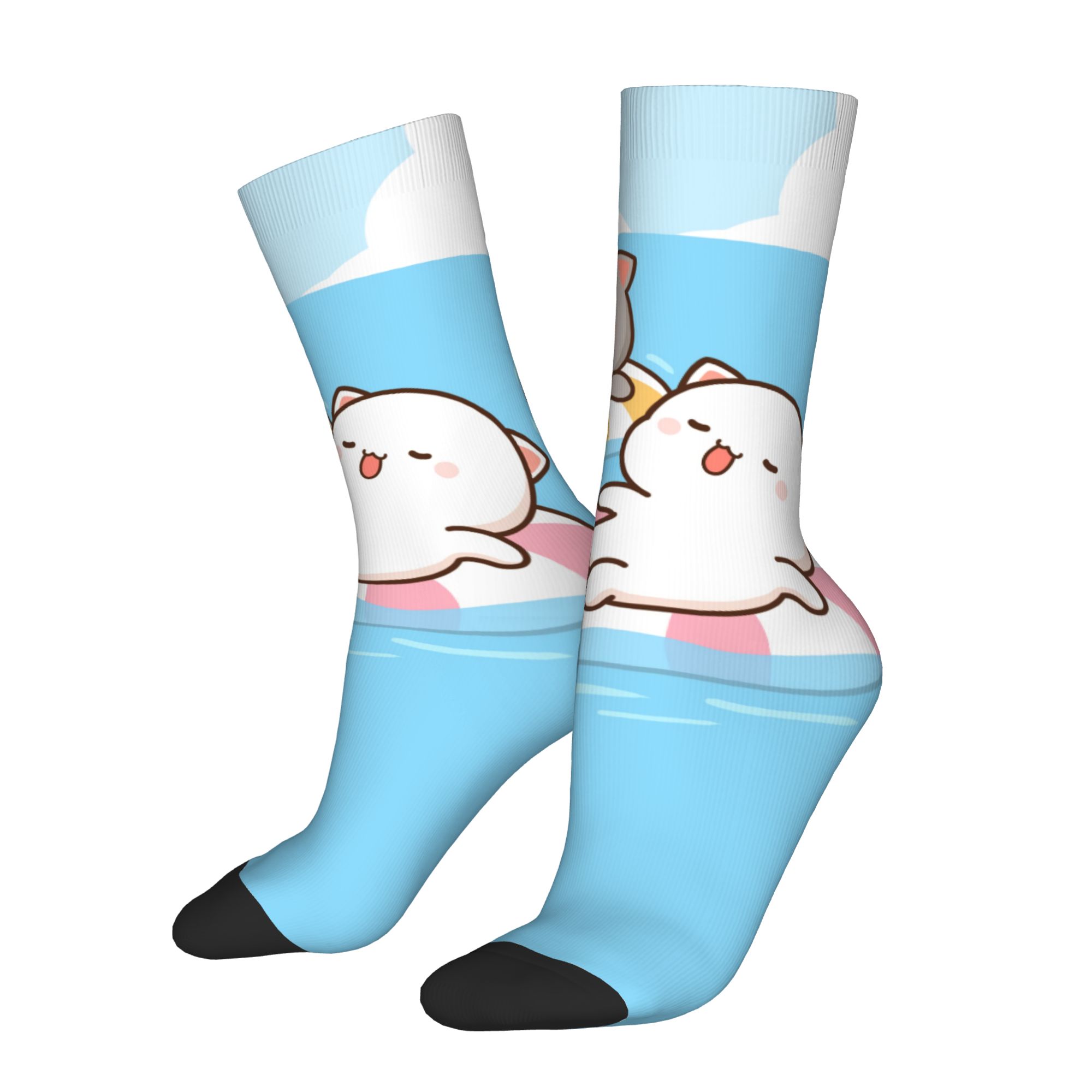 Custom Some Cute Gifs Of Mochi - Dress Sock Men ulasan dan harga