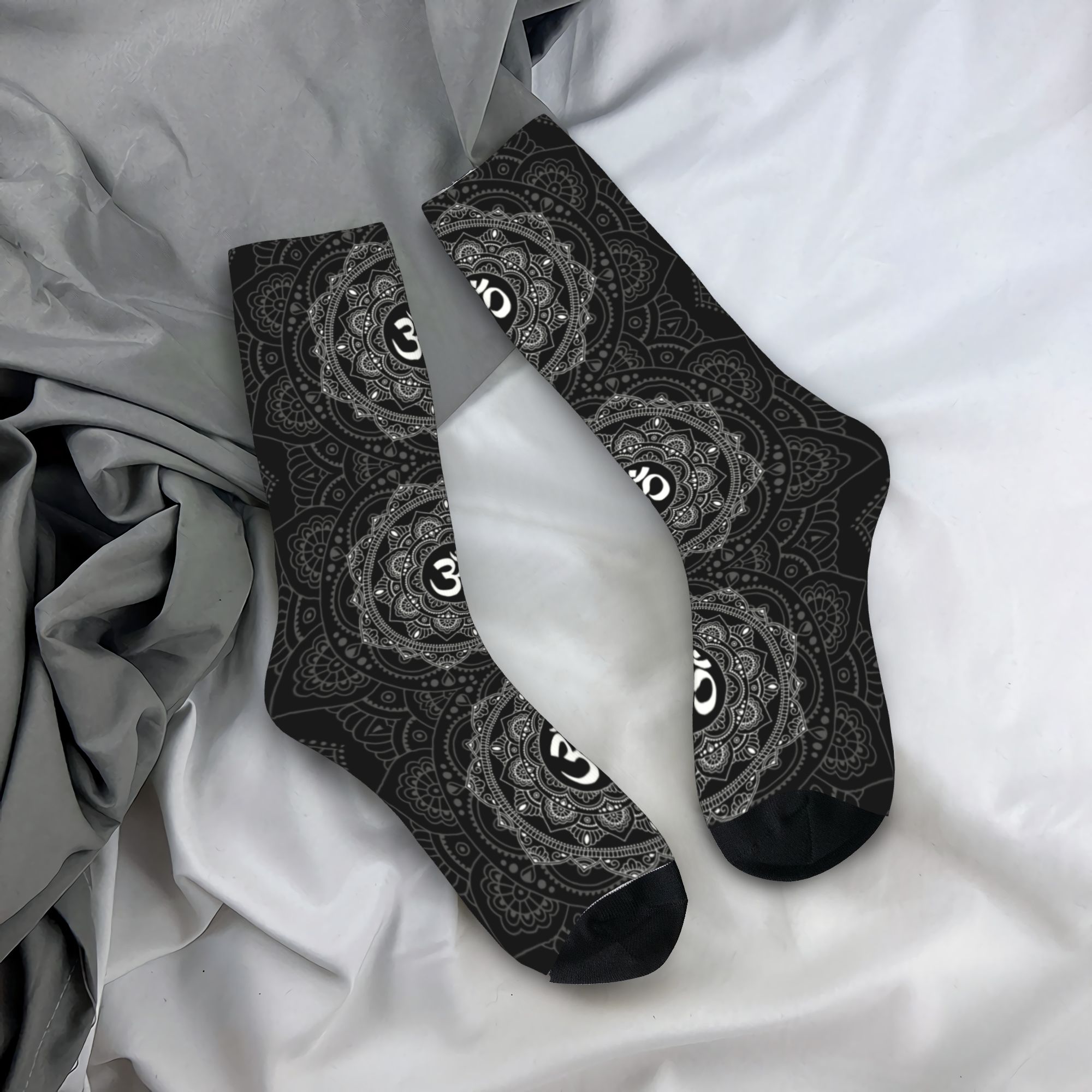 Custom Om Mandala Dress Socks  - Dress Sock Men ulasan dan harga