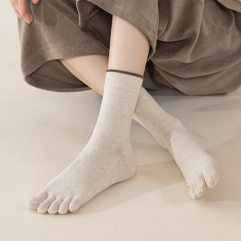 5/10 Pairs Men's Wool Toe Sock - Thermal Sock Winter ulasan dan harga