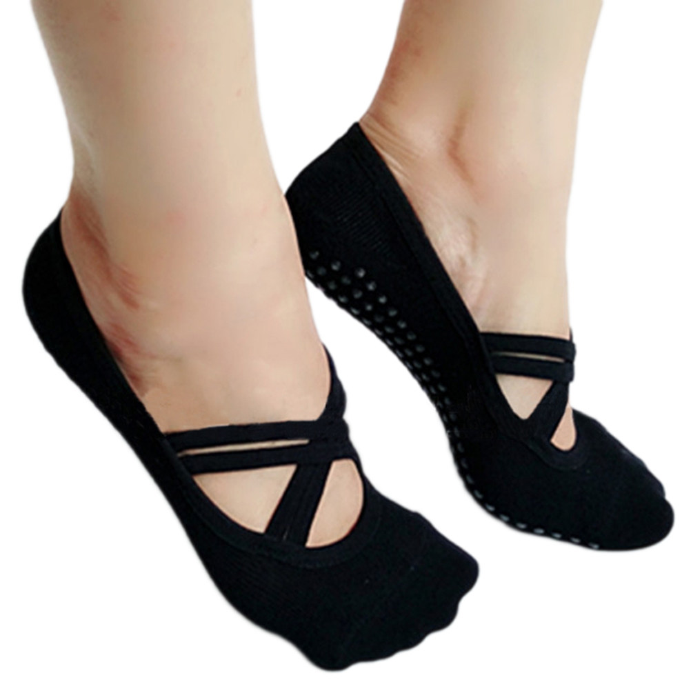 2Pairs Yoga Socks Women Cotton - Grip Sock Yoga ulasan dan harga